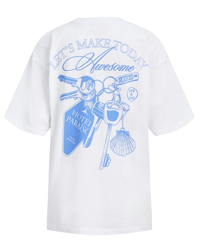 JJXX - JXMillow Loose T-shirt - Bright White/Lets Make